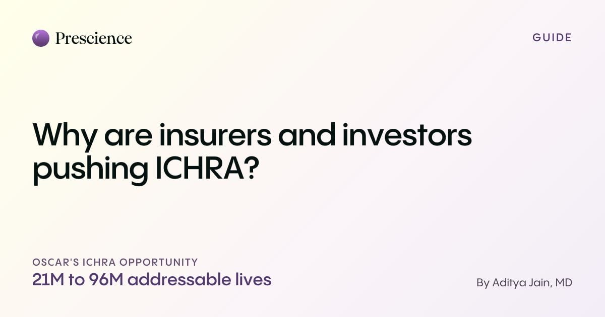 Why are insurers and investors pushing ICHRA? (Prescience guide by Aditya Jain, MD)